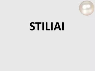 stiliai