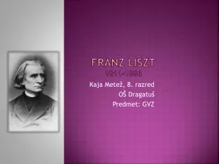 franz liszt 1811 1886