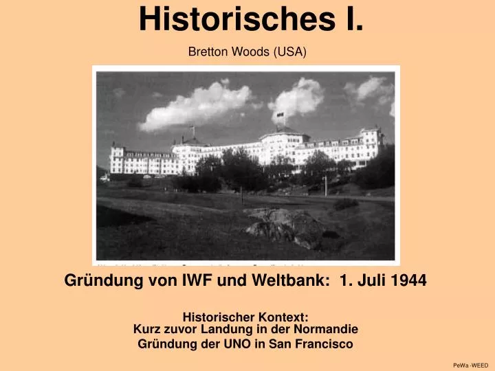 historisches i