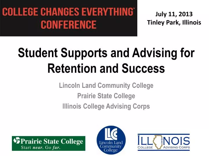 student supports and advising for retention and success