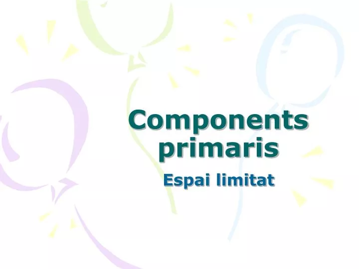 components primaris