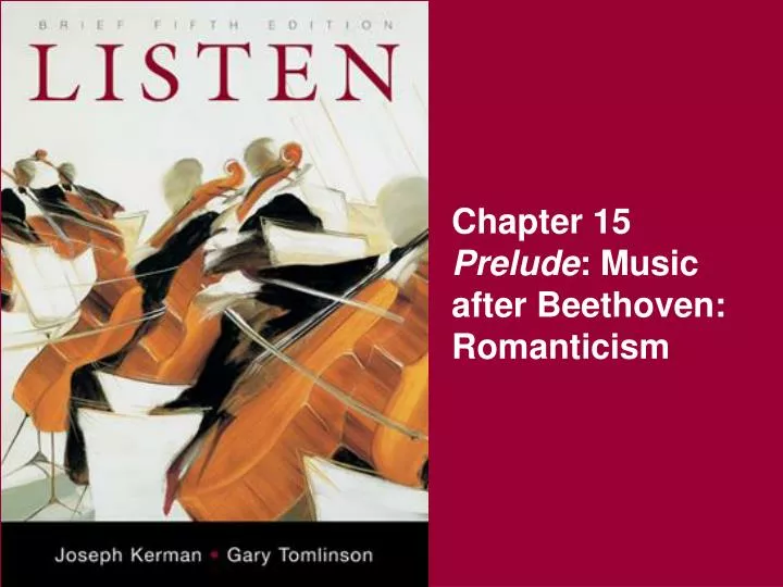 chapter 15 prelude music after beethoven romanticism