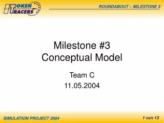 milestone 3 conceptual model