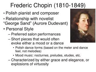 Frederic Chopin (1810-1849)