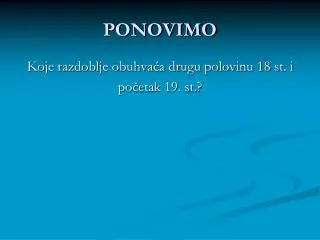 ponovimo
