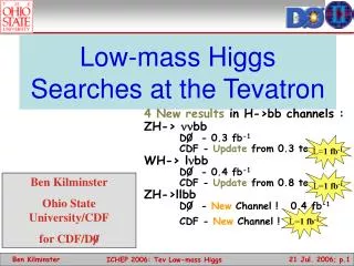 Low-mass Higgs Searches at the Tevatron
