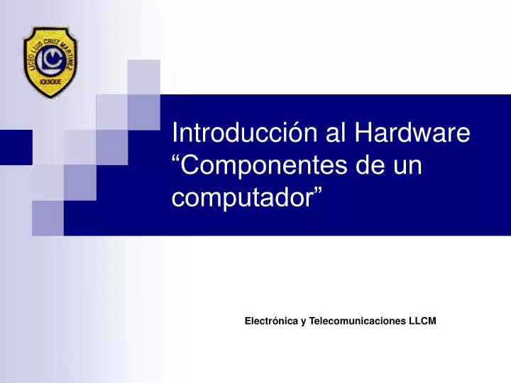 introducci n al hardware componentes de un computador