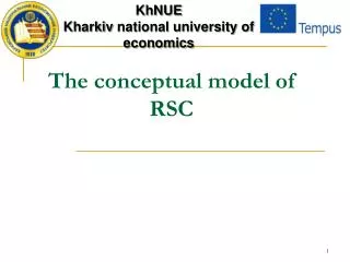 The conceptual model of RSC