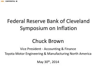Federal Reserve Bank of Cleveland Symposium on Inflation