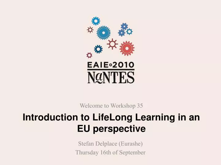 introduction to lifelong learning in an eu perspective