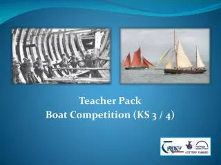 Teacher Pack Boat Competition (KS 3 / 4)