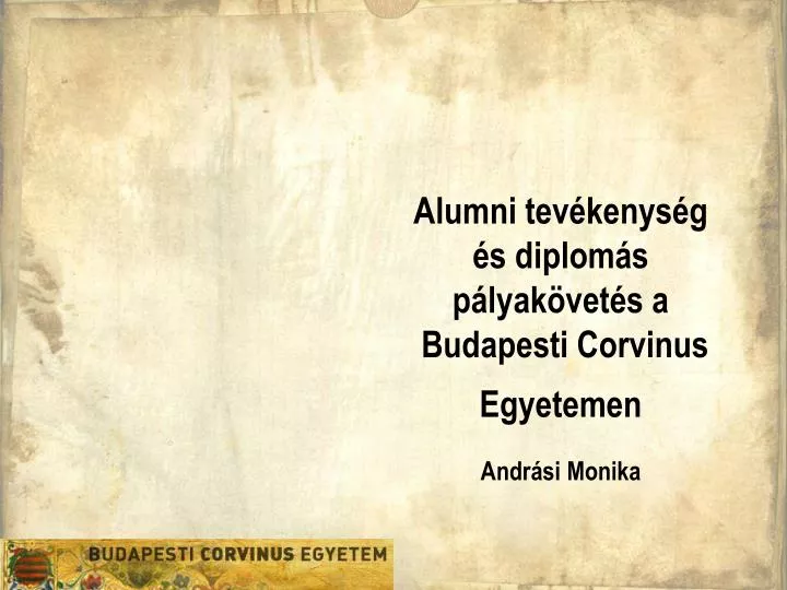 alumni tev kenys g s diplom s p lyak vet s a budapesti corvinus egyetemen