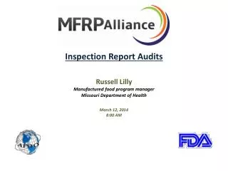 Inspection Report Audits