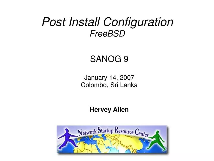 post install configuration freebsd