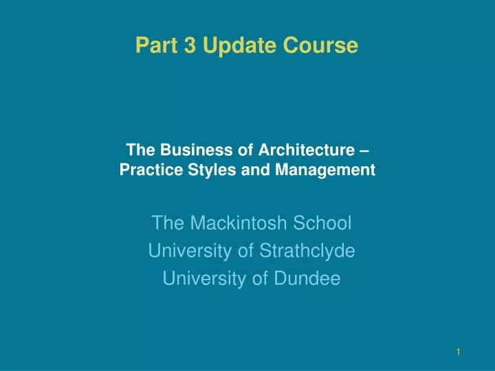 the business of architecture practice styles and management