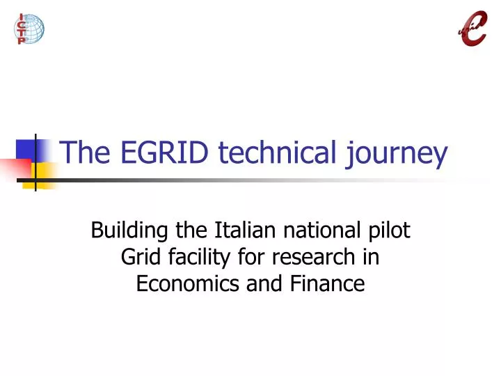 the egrid technical journey