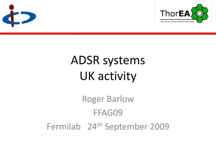 adsr systems uk activity