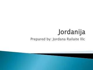 Jordanija