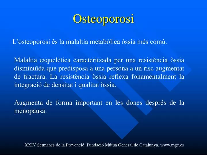 osteoporosi