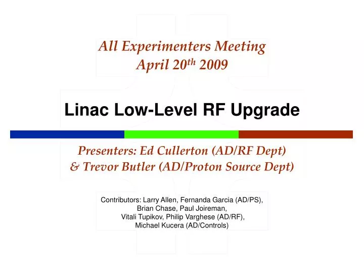 linac low level rf upgrade
