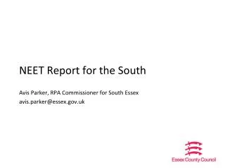 NEET Report for the South