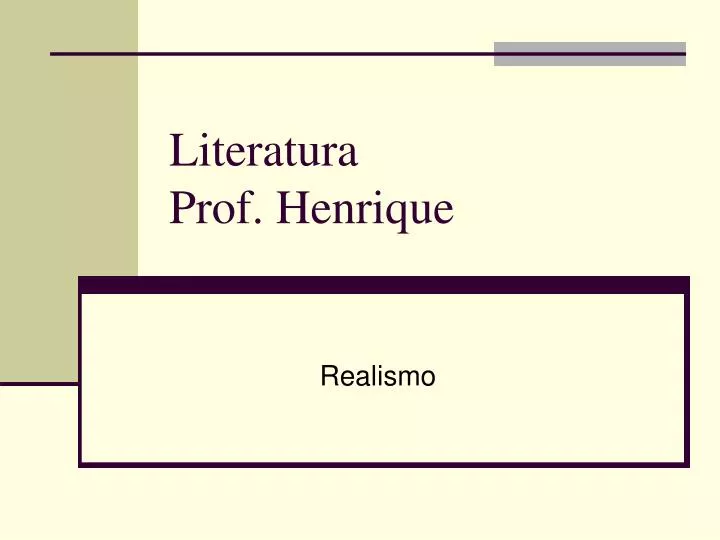 literatura prof henrique