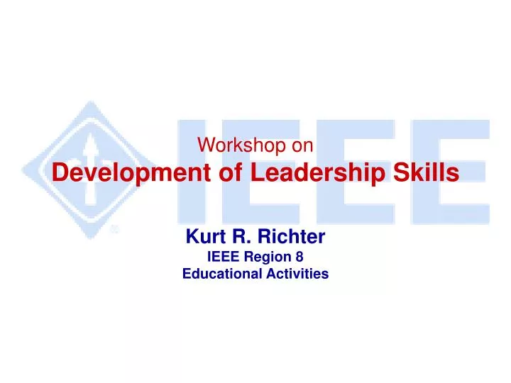 workshop on development of leadership skills