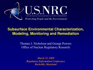 Subsurface Environmental Characterization, Modeling, Monitoring and Remediation