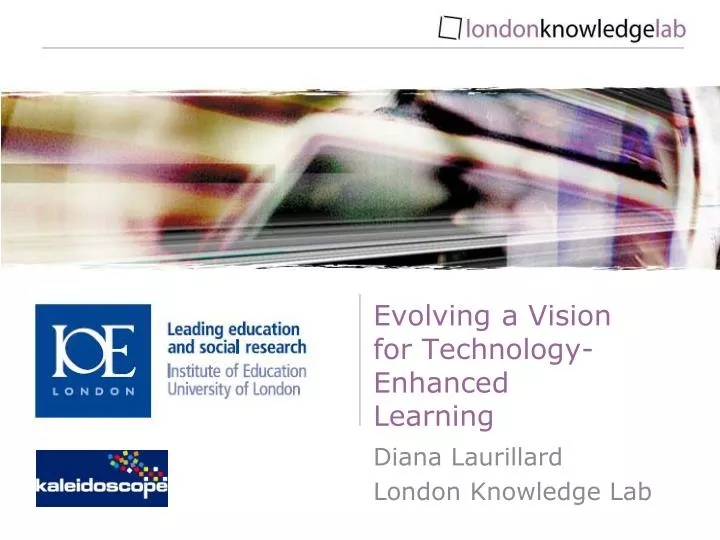 evolving a vision for technology enhanced learning