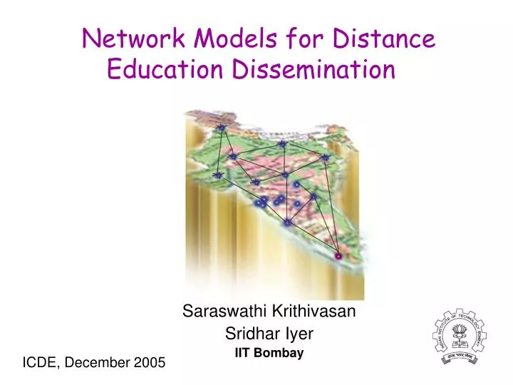 network models for distance education dissemination