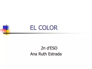 el color
