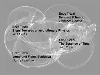 Enzo Tiezzi Fermare il Tempo Raffaello Cortina