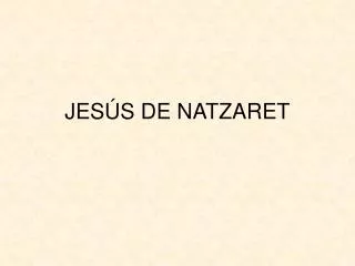 jes s de natzaret