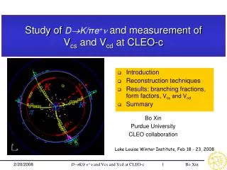 Study of D?K/ ? e + ? and measurement of V cs and V cd at CLEO-c