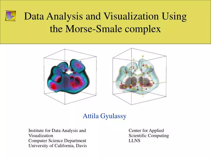 data analysis and visualization using the morse smale complex