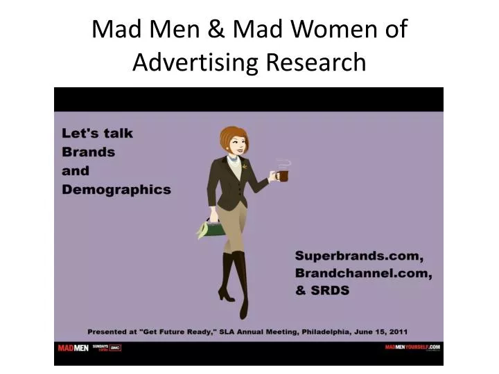 mad men mad women of advertising research