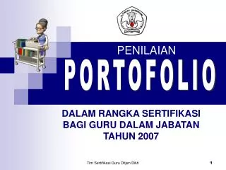 dalam rangka sertifikasi bagi guru dalam jabatan tahun 2007