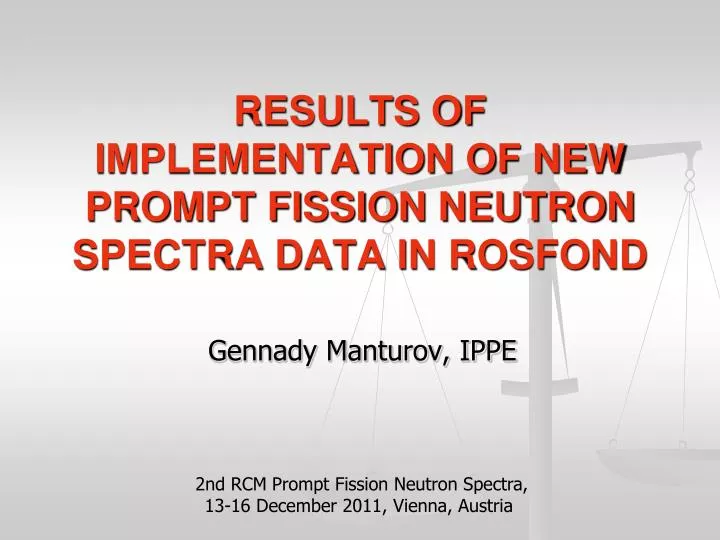 results of implementation of new prompt fission neutron spectra data in rosfond