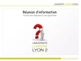r union d information toutes les r ponses vos questions