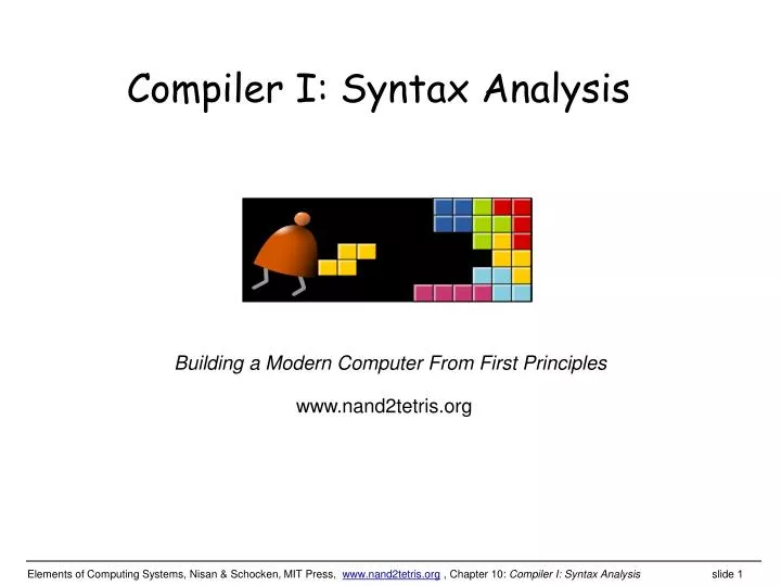 compiler i syntax analysis