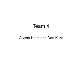 Team 4