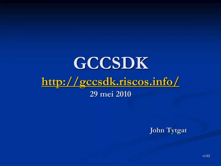 gccsdk http gccsdk riscos info 29 mei 2010