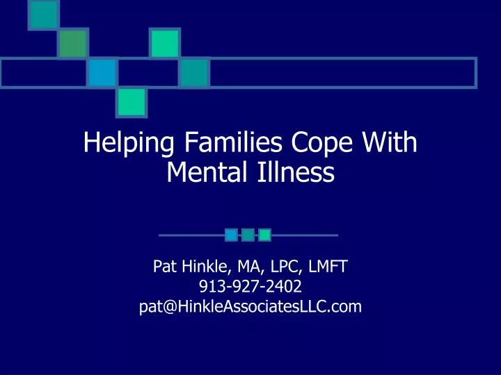 helping families cope with mental illness