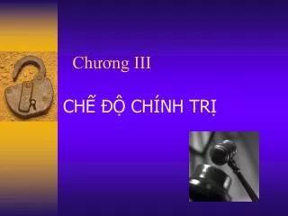 ch ng iii