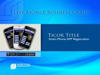 What is the Live Mobile Business Card ?