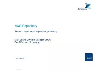 A&amp;S Repository