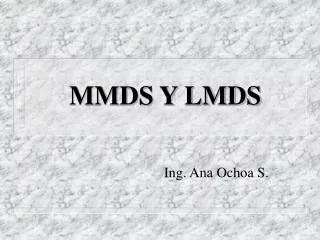 mmds y lmds