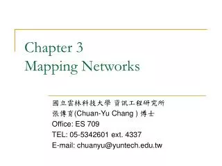 chapter 3 mapping networks