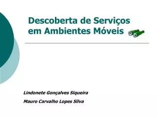 descoberta de servi os em ambientes m veis
