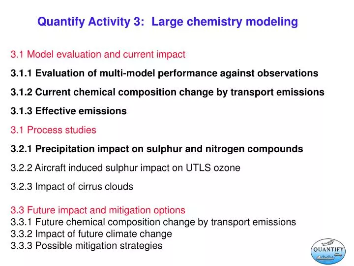 quantify activity 3 large chemistry modeling
